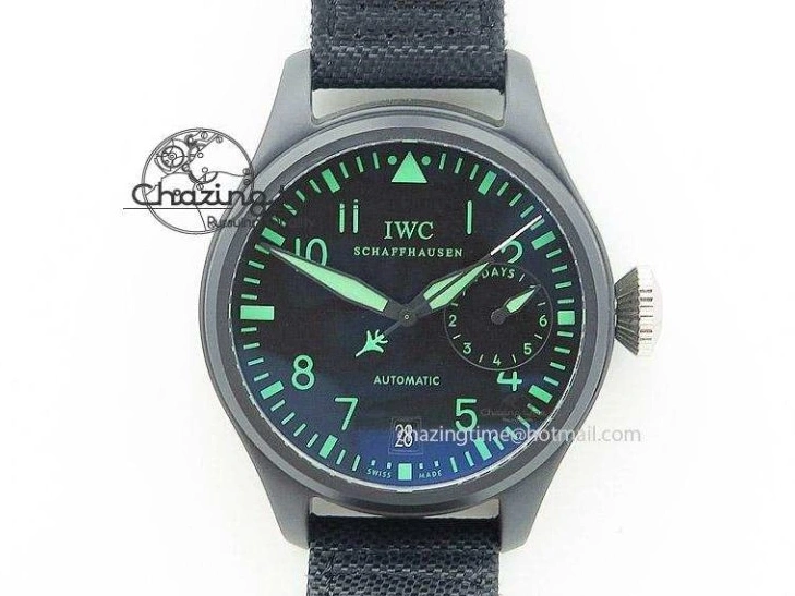 MIROTIME 1227 Big Pilot Real PR IW502701 RG YLF 1:1 Best Edition Blue Dial On Calfskin Strap A Classic 7225